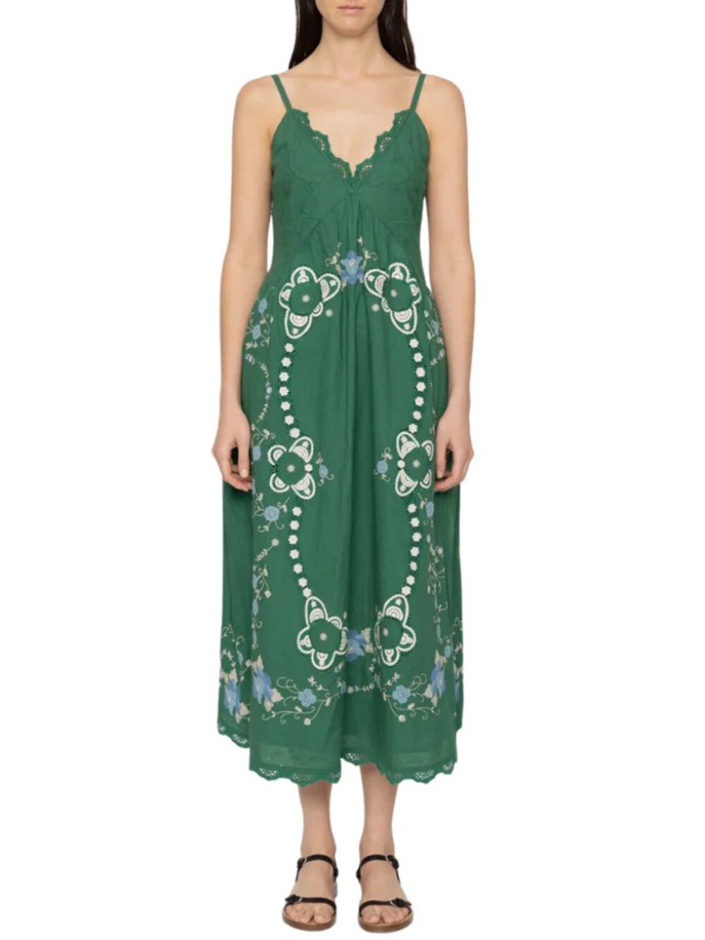 NWOT Sea New York Cotton Green Dress XXS